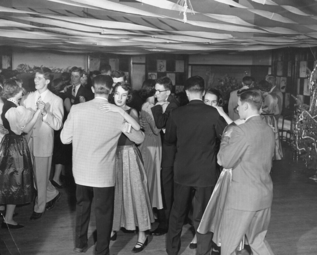 (Courtesy of Rowland Hall)  The 1951 Christmas dance.