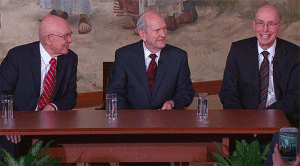 (Courtesy of Mormon Newsroom) A clip from a Jan. 16, 2018, news conference announcing the new First Presidency of The Church of Jesus Christ of Latter-day Saints.