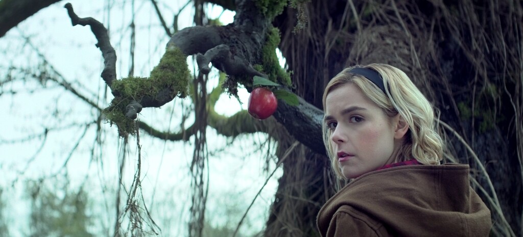 (Photo courtesy Netflix) Kiernan Shipka as Sabrina Spellman in “The Chilling Adventures of Sabrina.”