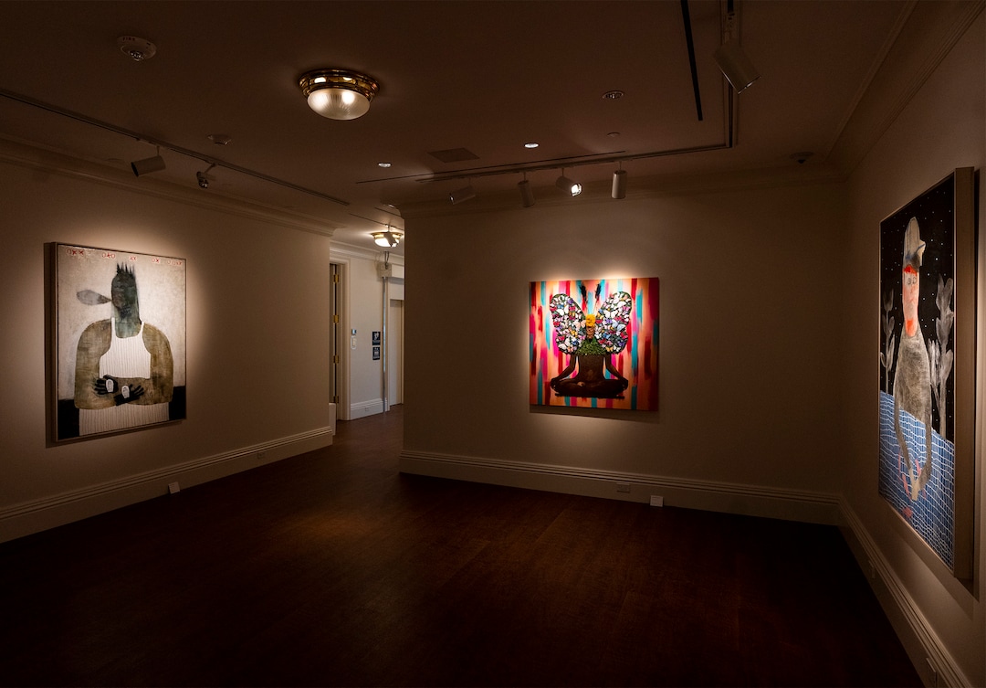 (Rick Egan | The Salt Lake Tribune) One of the galleries at Utah Valley University's new Museum of Art at Lakemount Manor in Orem, on Wednesday, May 10, 2023.