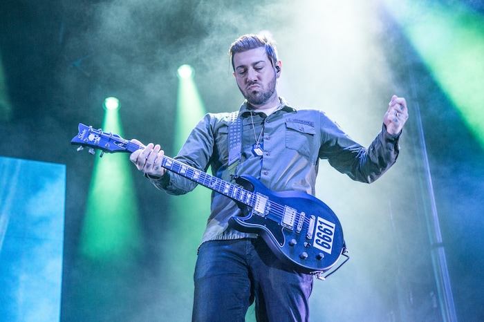 (Photo by Amy Harris/Invision/AP) Guitarist Zacky Vengeance said the members of Avenged Sevenfold are unfazed by the mixed reaction to their latest album, "The Stage," having taken from many of the bigger bands they've toured with the lesson that "every album isn’t gonna be every fan’s favorite." A7X perform Friday, Aug. 11, 2017 at USANA Amphitheatre in West Valley City.