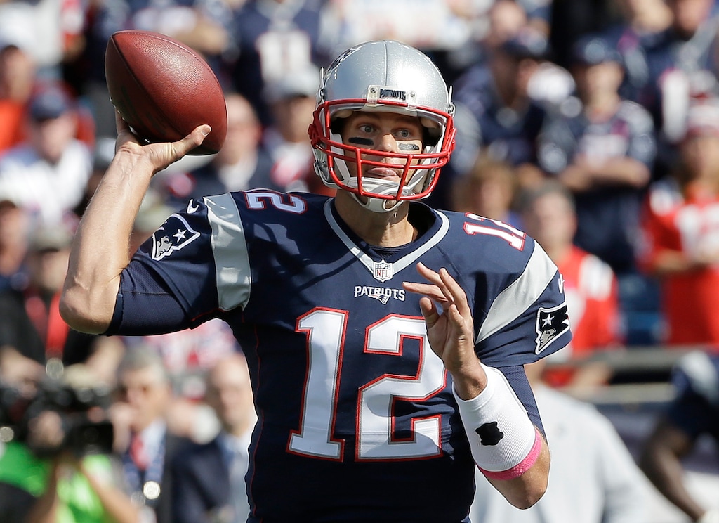 Quarterback Tom Brady and the Patriots are among the favorites to win the Super Bowl. (AP Photo/Steven Senne)