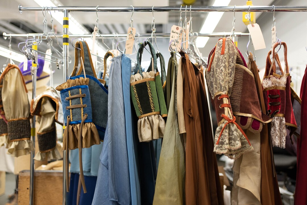 (Francisco Kjolseth | The Salt Lake Tribune) Costumes nearing completion await a fitting with a dancer and a possible alteration as the costume department prepares for an upcoming production of Romeo and Juliet by Ballet West on Thursday, Feb. 3, 2022. 