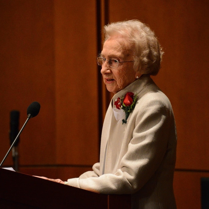 (Photo courtesy of Michael Clyde) Aileen Clyde, former second counselor in the general presidency of The Church of Jesus Christ of Latter-day Saints.