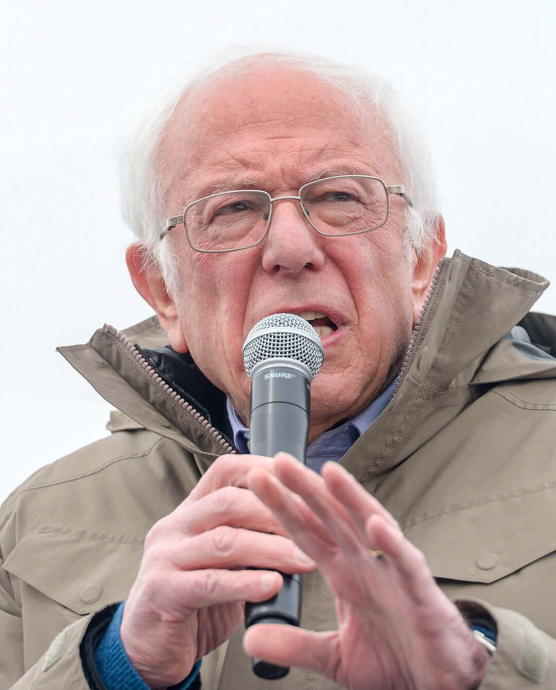 (Leah Hogsten  |  The Salt Lake Tribune) Democratic Presidential candidate, Vermont Sen. Bernie Sanders rallies his supporters at the Utah State Fairpark, Mar. 2, 2020, one day before UtahÕs Super Tuesday primary.