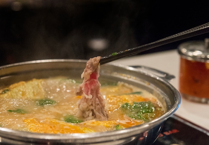 (Rick Egan  |  The Salt Lake Tribune)   Head to Tonkotsu Shabu Shabu Bar in West Valley City for protein presentation at its finest—and then prepare it yourself at custom-designed cooking stations.