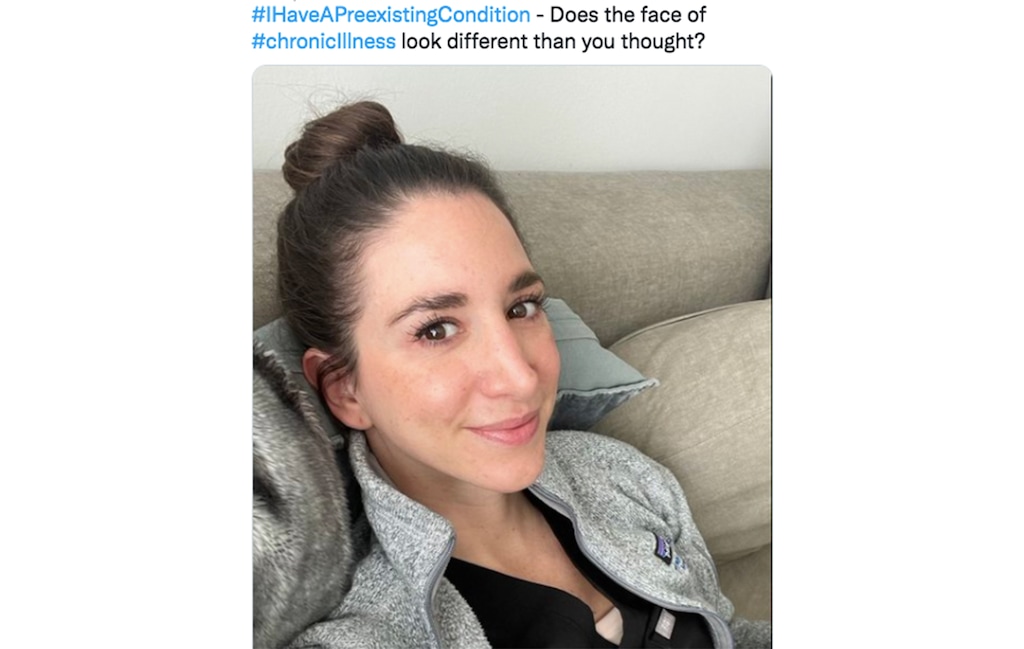 (Sarah Bernstein via Twitter) Utah neonatologist Dr. Sarah Bernstein tweets on Jan. 23, 2022, about a heart condition that puts her at risk for serious illness from COVID-19. The post went viral, prompting thousands of patients to describe living through the pandemic with underlying medical risks.