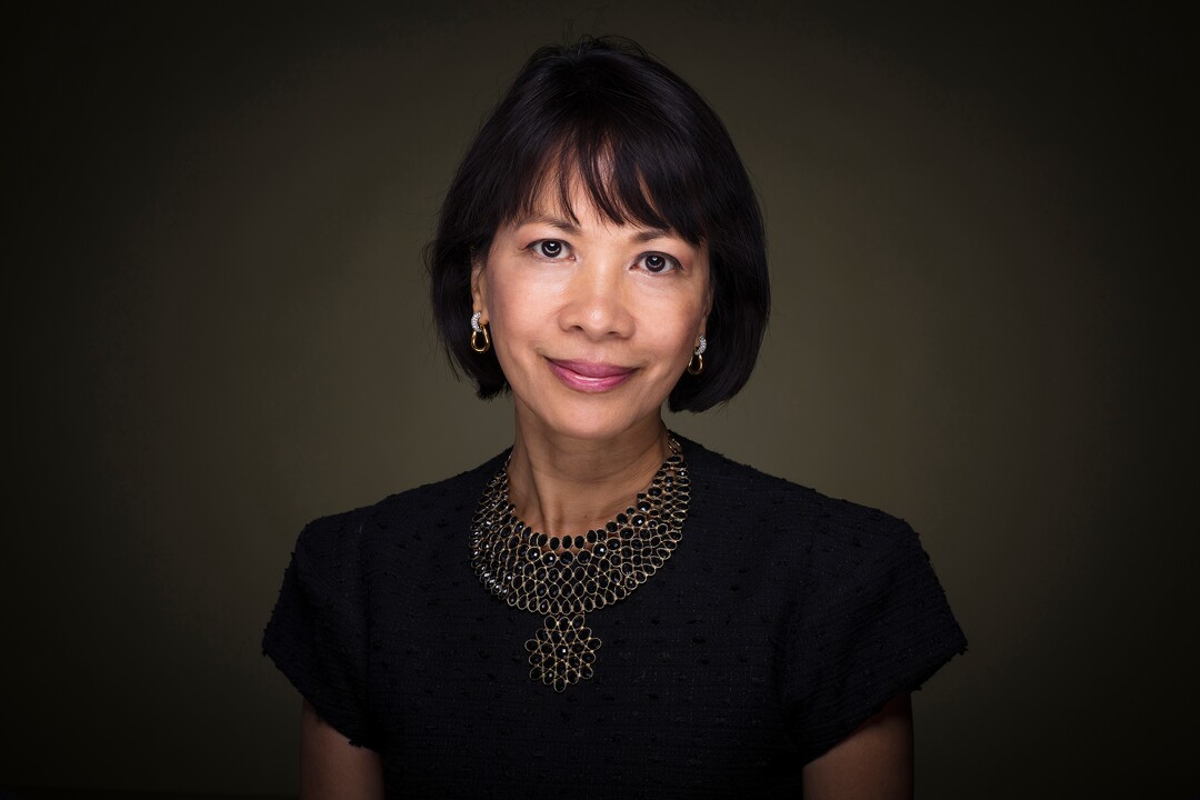 (August Miller  |  Utah Valley University)  Astrid Tuminez, shown Thursday, April 19, 2018, has been chosen to be Utah Valley University's seventh president. She will replace Matthew S. Holland, who is scheduled to leave the school in June to become an LDS Church mission president.