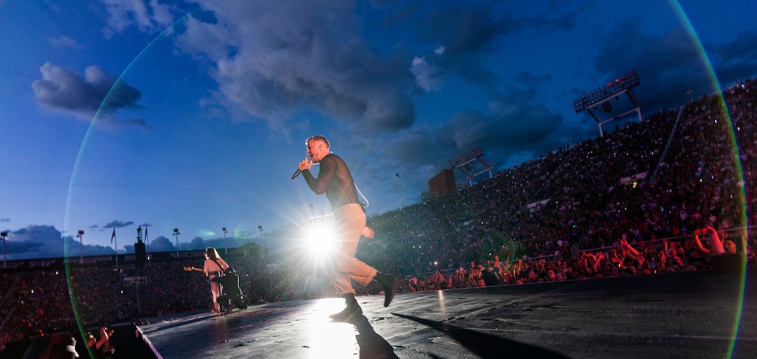 (Rick Egan | The Salt Lake Tribune) Fans cheer for Imagine Dragons, at Rice-Eccles Stadium, on Friday, Aug. 5, 2022.