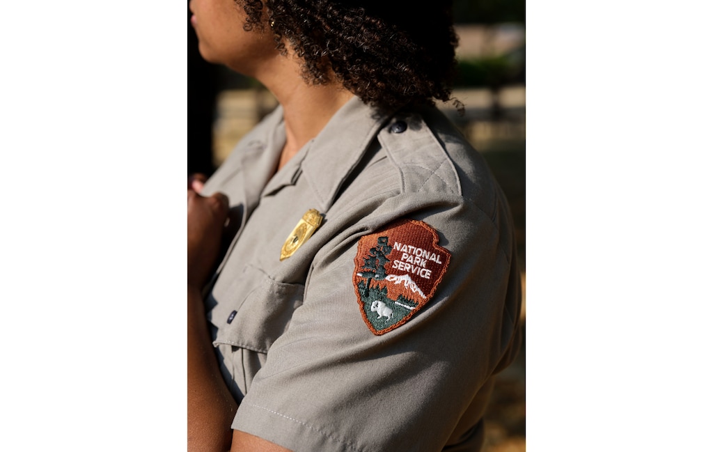 (Chanell Stone | The New York Times) A National Park Service ranger in Contra Costa County, Calif., on Aug. 14, 2021. As part of a reduction in the federal work force, the National Park Service has fired many of its park rangers.
