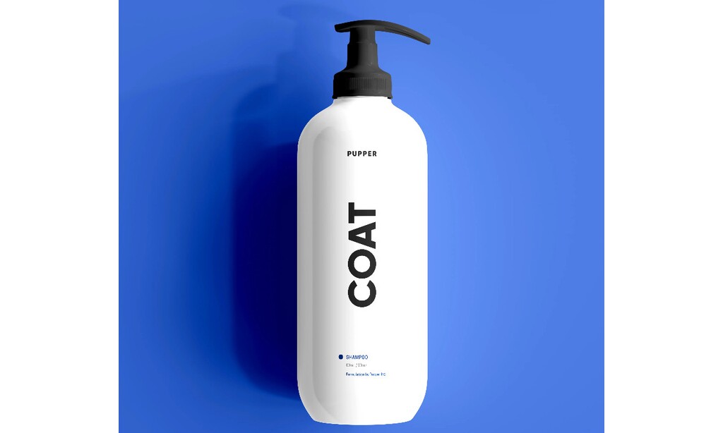 (Pupper) | Coat dog shampoo.