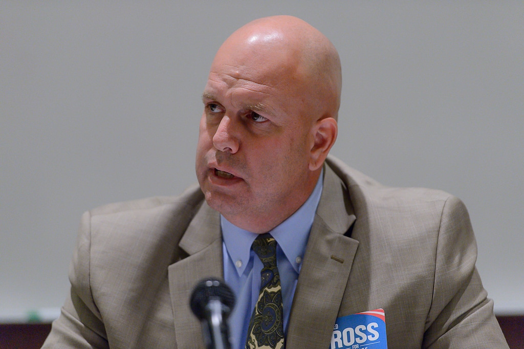 (Trent Nelson | The Salt Lake Tribune) Fred Ross is photographed at the Salt Lake County Sheriff Candidates Forum in Sandy, Thursday Aug. 3, 2017. Ross resigned from his role as Provo's police chief over the weekend. He was first appointed to the role in November 2021.