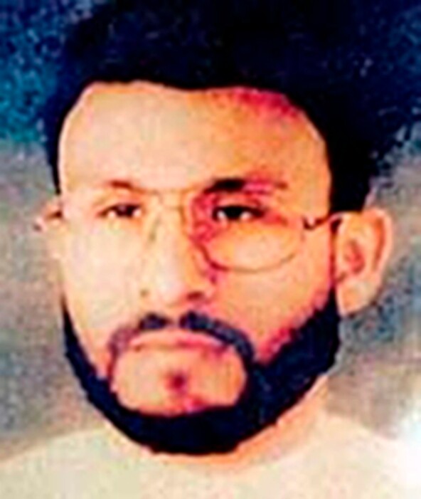 This file photo provided by U.S. Central Command, shows Abu Zubaydah, date and location unknown. The European Center for Constitutional and Human Rights, a non-profit group, is handing a legal submission to German federal prosecutors seeking an arrest warrant for CIA deputy director Gina Haspel over claims she oversaw the torture of detainees like Abu Zubaydah. (U.S. Central Command via AP)