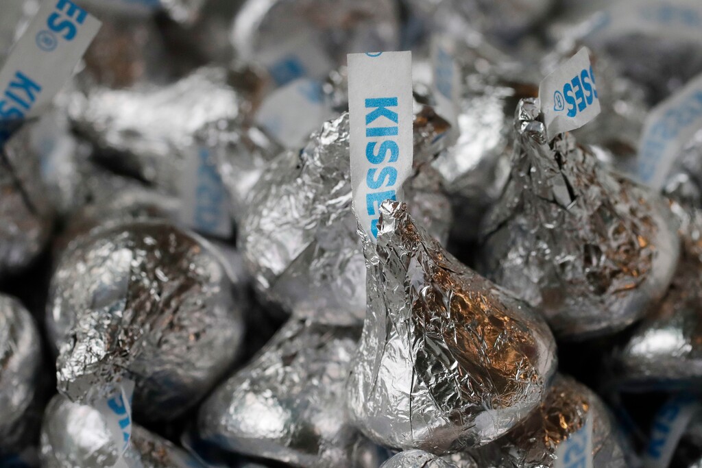 (Mark Lennihan  |  Associated Press file photo) Hershey's Kisses are the most popular Valentine's Day candy among Utahns, according to data compiled by CandyStore.com.