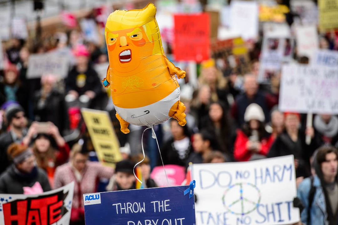 (Trent Nelson | The Salt Lake Tribune)The 2019 Women's March on Utah, sponsored by People for Unity, marches to the Utah Capitol in Salt Lake City on Saturday Jan. 19, 2019.