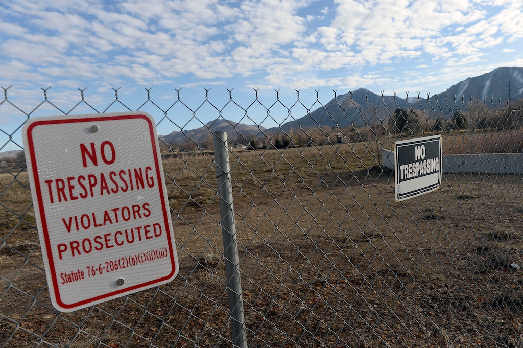 (Al Hartmann  |  The Salt Lake Tribune) 	View from the south looking north of the old Cottonwood Mall site near 4800 S. Highland Drive in Holladay on Tuesday March 13, 2018.  