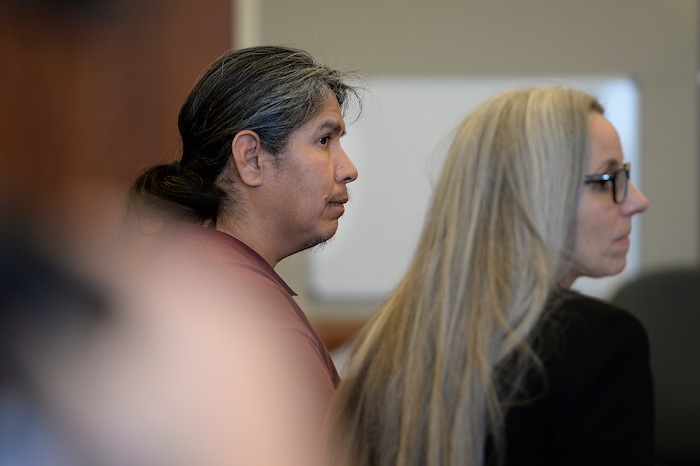 Scott Sommerdorf | The Salt Lake TribuneTerry Lee Black appears at his competency hearing in West Jordan District Court, Thursday, February, 8, 2018. Black is accused of kidnapping, raping and killing 6-year-old Sierra Newbold in 2012.