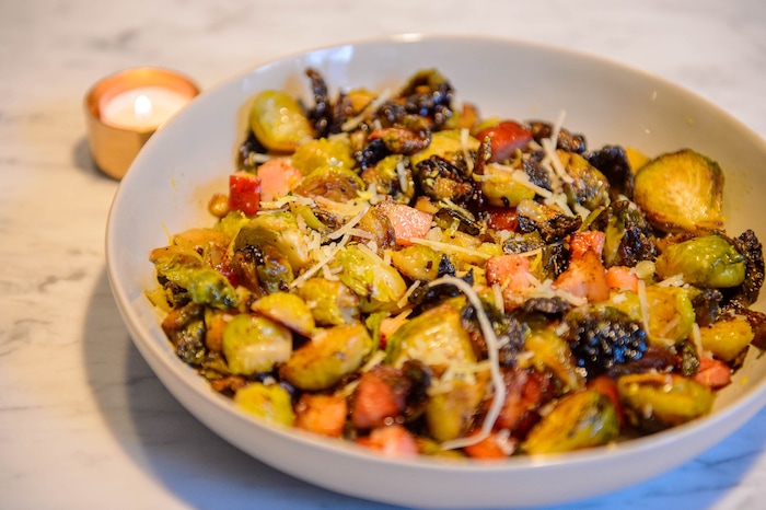 (Trent Nelson  |  The Salt Lake Tribune)Brussel Sprouts at Emigration Brewing, a new pizza and small plates restaurant in Salt Lake City's Emigration Canyon, on Tuesday Dec. 10, 2019.