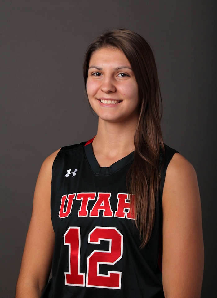 Emily Potter, Utah Women's Basketball Oct. 2, 2014 in Salt lake City, Utah. (Steve C. Wilson/University of Utah)