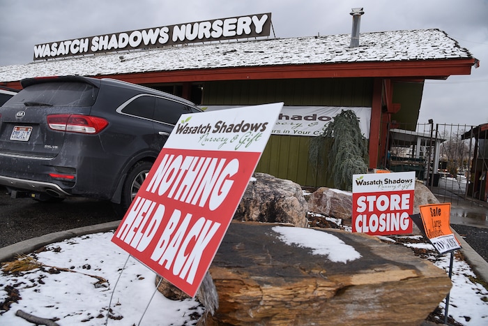 (Francisco Kjolseth  |  The Salt Lake Tribune)  Wednesday marks the last day of business for Wasatch Shadows Nursery in Sandy. After 42 years, owners, Loren and Debbie Nielsen, are retiring. They have sold the 10 acre plot, just west of the Real Soccer Stadium, to Sandy City for future development.