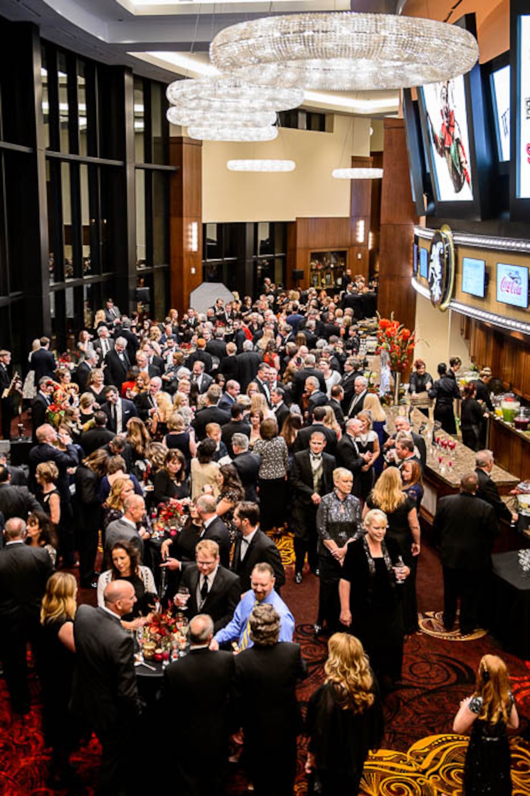 (Trent Nelson | The Salt Lake Tribune)  Sandy's Hale Centre Theatre opened with a gala Thursday November 16, 2017.