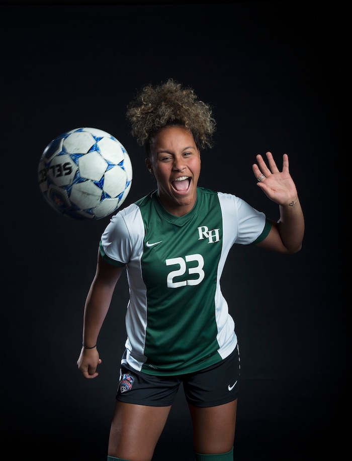 (Scott Sommerdorf   |  The Salt Lake Tribune)   Jordan Crockett of Rowland Hall, Friday, December 8, 2017.  