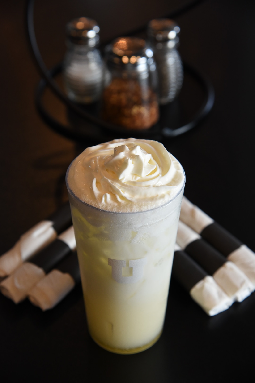 (Francisco Kjolseth  |  The Salt Lake Tribune)  A Mango Italian cream soda at Wicked Peel Pizza Kitchen in Riverton.