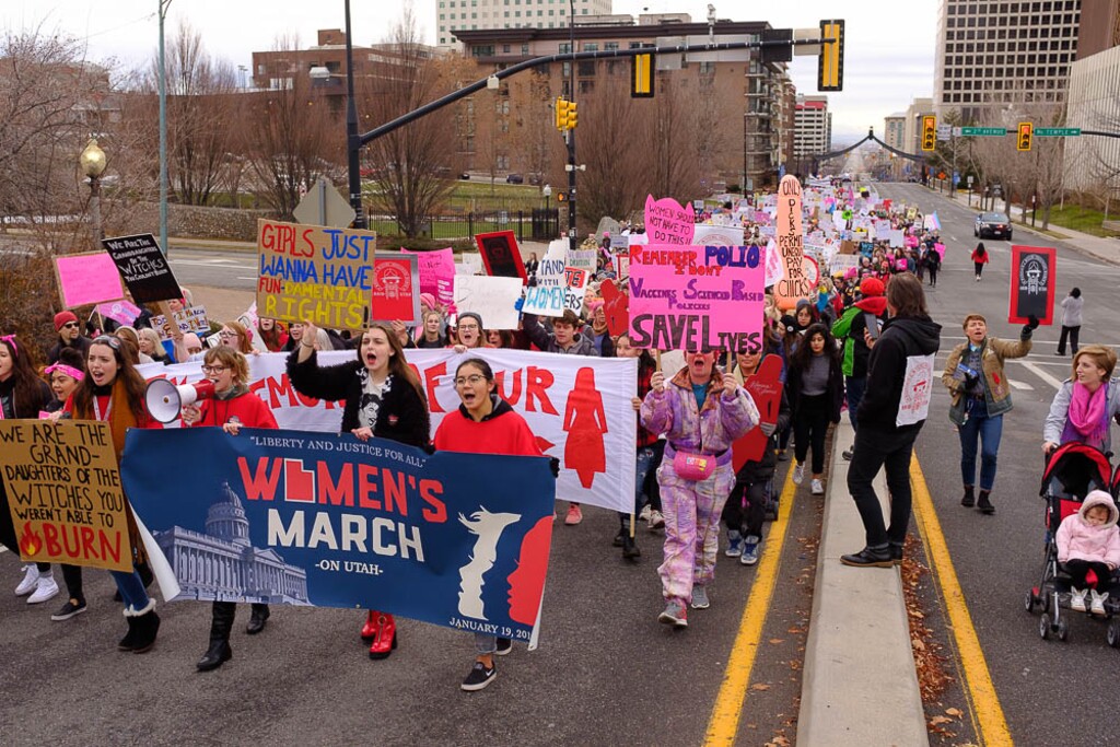 (Trent Nelson | The Salt Lake Tribune)The 2019 Women's March on Utah in Salt Lake City on Saturday Jan. 19, 2019.