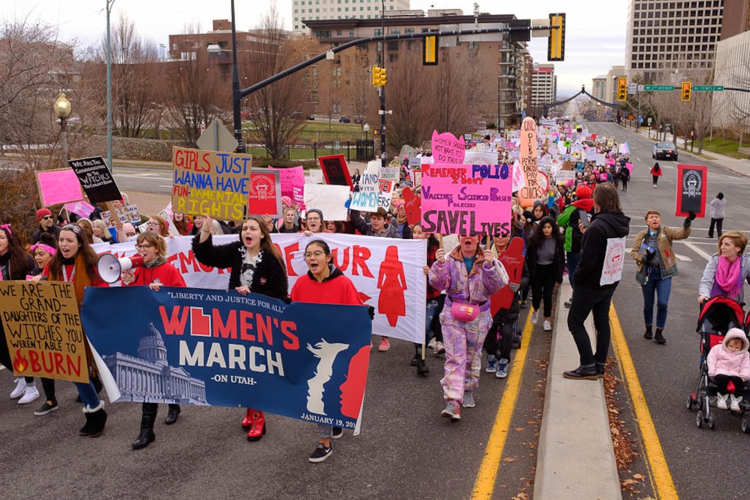 (Trent Nelson | The Salt Lake Tribune)The 2019 Women's March on Utah in Salt Lake City on Saturday Jan. 19, 2019.