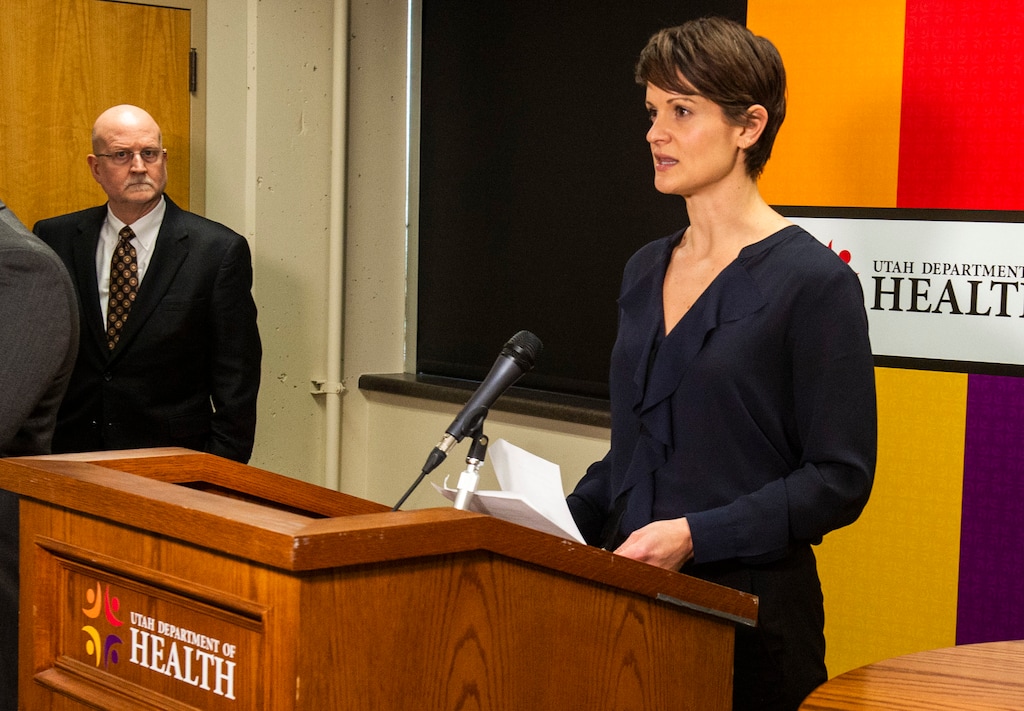(Rick Egan  |  Tribune file photo)       Utah Department of Health state epidemiologist Dr. Angela Dunn.
