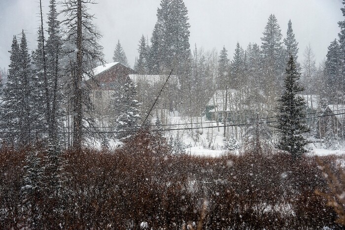 (Chris Detrick | The Salt Lake Tribune) Homes in Brighton Saturday, December 23, 2017.