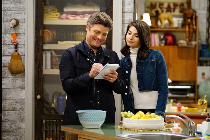 (Photo courtesy Sonja Flemming/CBS) Jay R. Ferguson as Chip and Lindsey Kraft as Lesley in “Living Biblically.”
