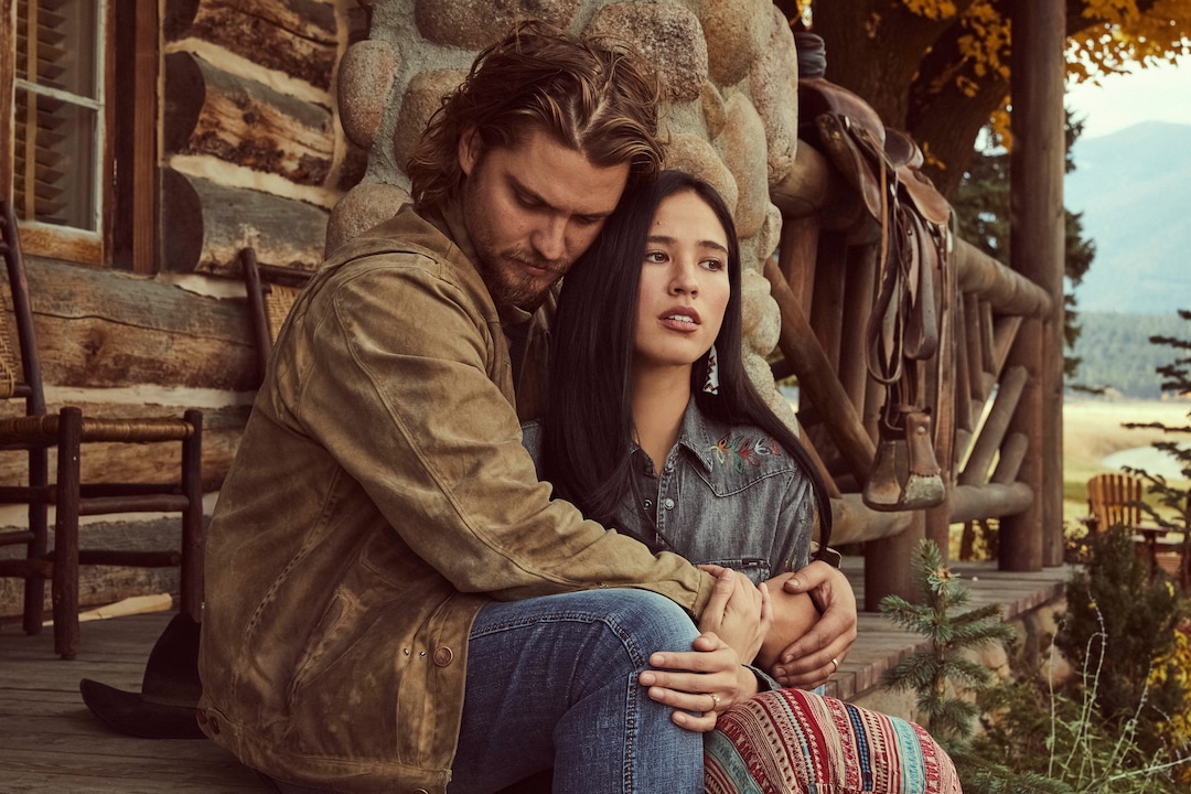 (Photo courtesy Paramount Network) Luke Grimes as Kayce Dutton and Kelsey Asbille as Monica Long Dutton in “Yellowstone.”