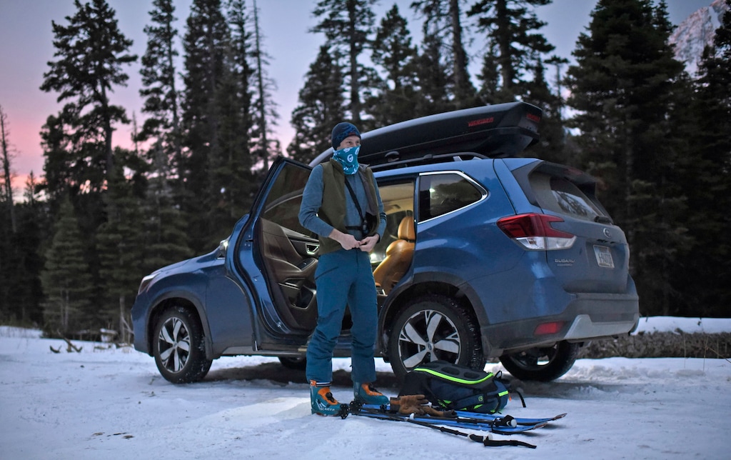 (Rachel Leathe | Bozeman Daily Chronicle | AP) Ben Werner, author of "The Bozeman and Big Sky Backcountry Ski Guide," prepares his gear to go backcountry skiing at dawn on Nov. 25, 2020, near Fairy Lake and Bozeman, Mont. Officials and experienced backcountry skiers are worried new restrictions at Montana ski areas could drive more inexperienced people into the backcountry this winter, increasing the risk of avalanche deaths.