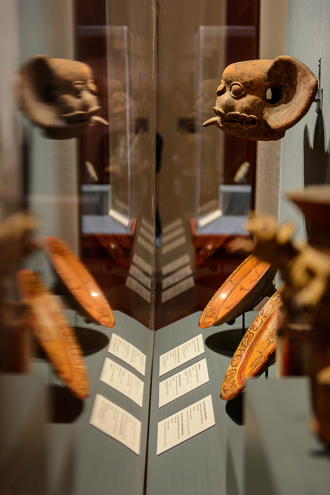 (Trent Nelson  |  The Salt Lake Tribune)  A Bat Effigy Head from Mexico at the Utah Museum of Fine Arts in Salt Lake City. The re-imagined UMFA reopens to the public Saturday, Aug. 26.