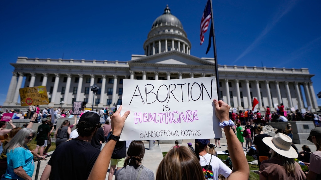 (Francisco Kjolseth | The Salt Lake Tribune) About 2,500 protesters gather at the Utah Capitol for a “Bans Off Our Beehive” rally in support of abortion rights on Saturday, May 14, 2022. Religion News Service columnist Jeffrey Salkin argues that theological ideas should not be turned into public policy.