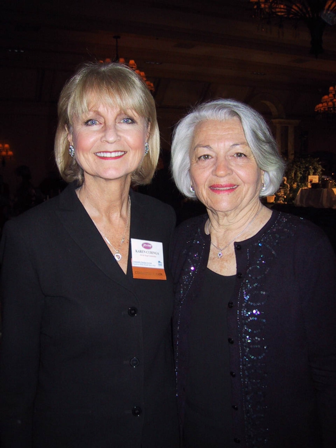(Judy Magid  |  Tribune file photo) Norma Matheson attends an event with Karen Curing in 2005.