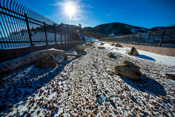 (Rick Egan  |  The Salt Lake Tribune)     The first overpass for wildlife at the summit of Parleys Canyon crosses I-80 near Exit 140.  Wednesday, Dec. 12, 2018.


