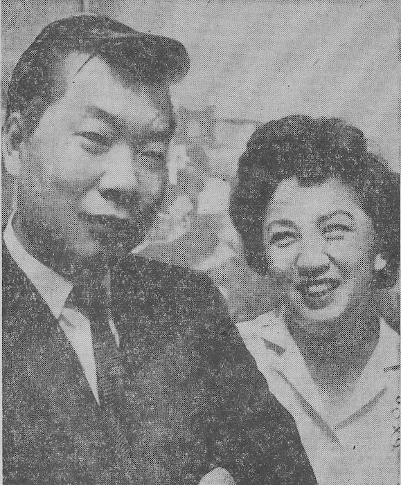 File Photo | Salt Lake Tribune
Johnny Quong and his wife Mary.
Orignal cutline:
Johnny Quong had big dreams about America and the the help of his wife, Mary, he's making them come true with a thriving restaurant business.