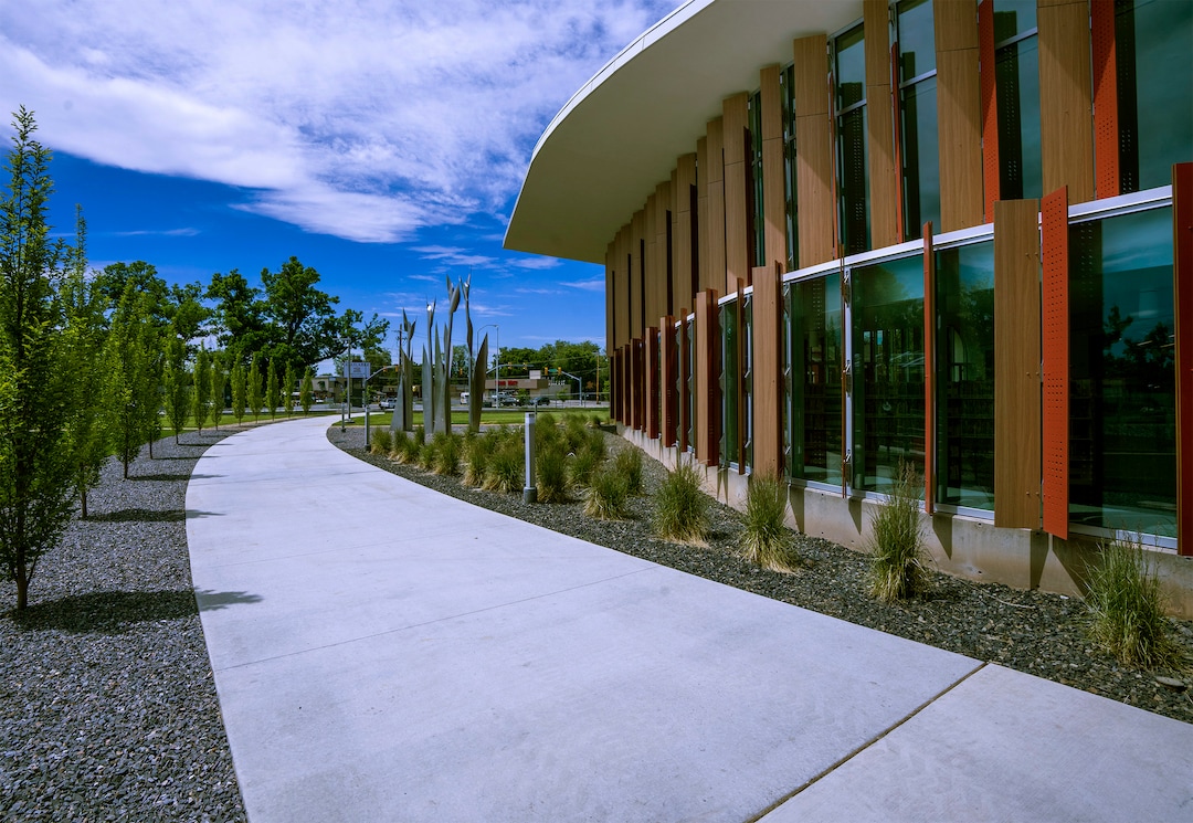 (Rick Egan | The Salt Lake Tribune)  The Grand Opening for the new Granite Library on 3300 South, is scheduled to for July. Thursday, June 2, 2022.