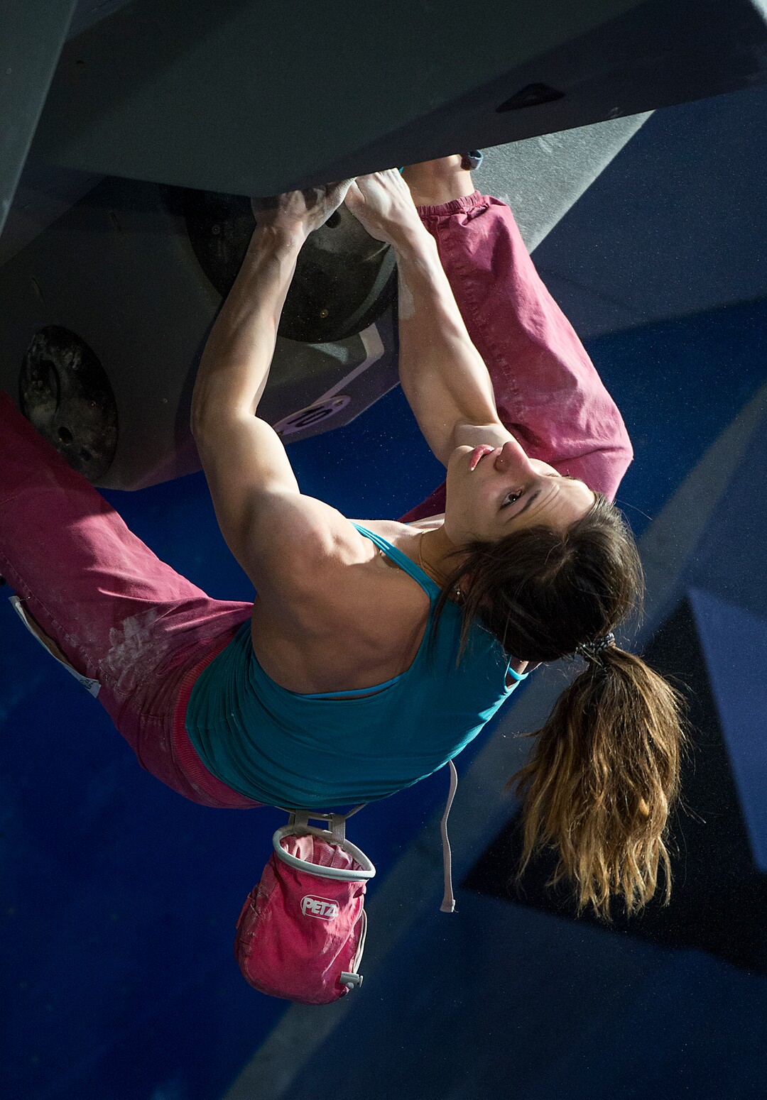(Leah Hogsten  |  The Salt Lake Tribune) Alex Puccio won her 11th national championship at USA Climbing's Bouldering Open National Championships at the Salt Palace Convention Center, Saturday, February 3, 2018 in Salt Lake City, UT. . 