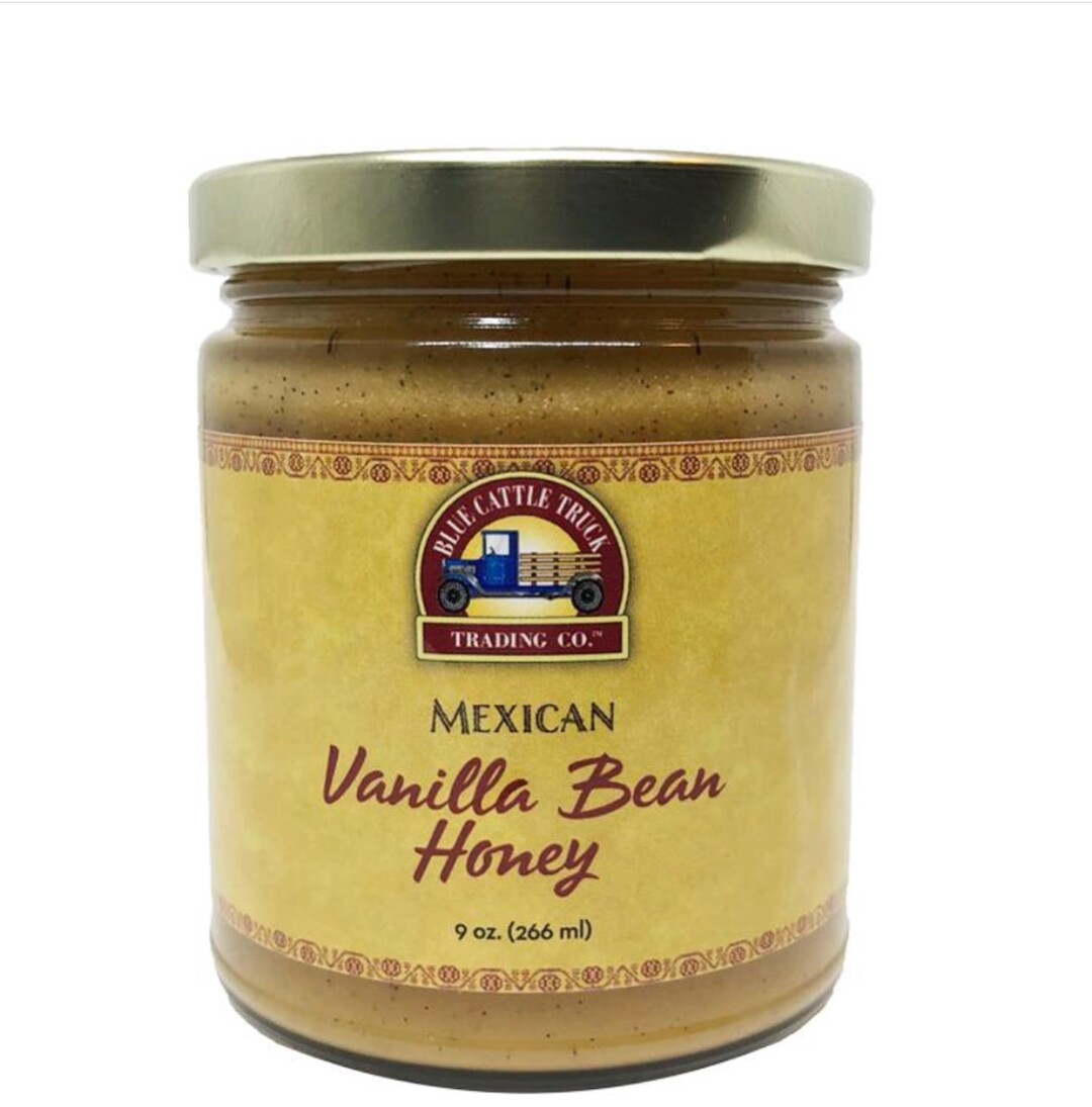 (Photo courtesy of Blue Cattle Truck) A jar of  vanilla bean honey from Utah's Blue Cattle Truck.