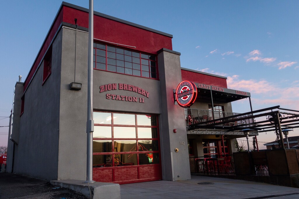 (David Fuchs | KUER-FM | AP) This undated photo shows Zion Brewery Station II, which will be the first true bar serving beer, wine and spirits in the city of St. George, Utah when it officially opens in early 2020.