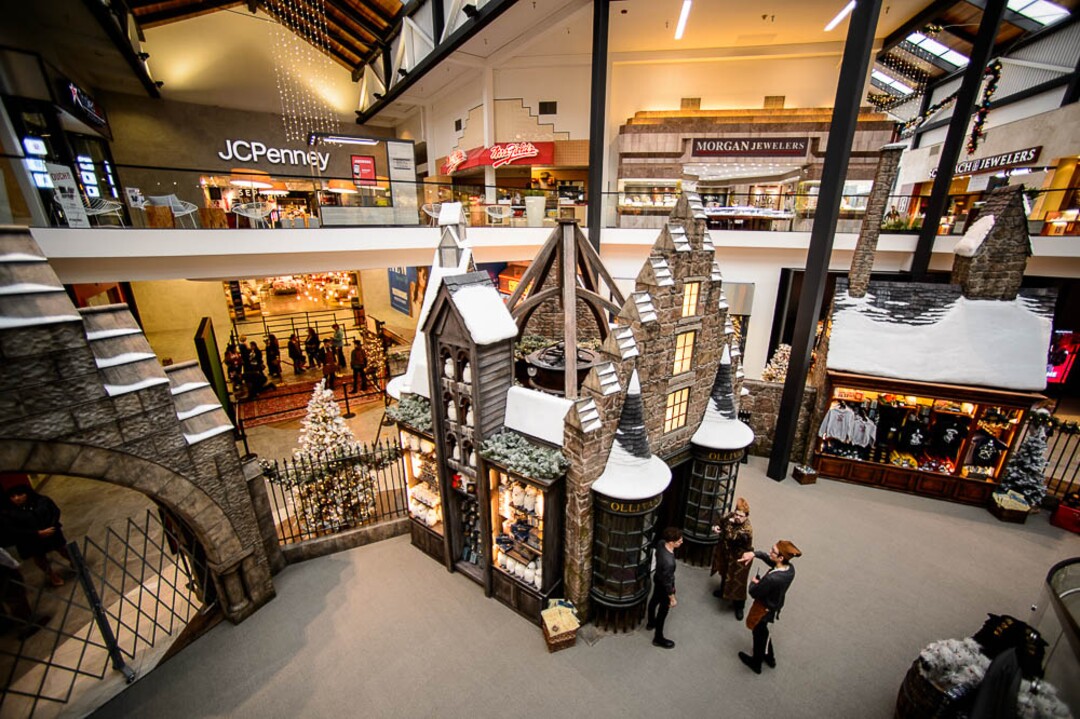 (Trent Nelson | The Salt Lake Tribune)  The pop-up store "Christmas in the Wizarding World" returns for another year at The Shops at South Town, serving all one's Harry Potter merchandise needs. Thursday Nov. 1, 2018.