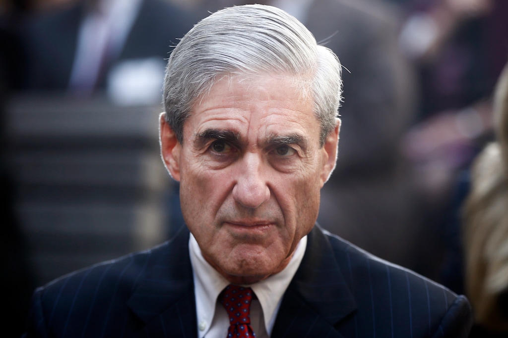 (Charles Dharapak | The Associated Press) In this Oct. 28, 2013, file photo, former FBI Director Robert Mueller is seated before President Barack Obama and FBI Director James Comey arrive at an installation ceremony at FBI Headquarters in Washington. The special counsel’s investigation has not come close to spending $50 million, according to a Justice Department report released in December. According to the report, the most recent available, the investigation had cost just over $25 million as of September 2018. The Justice Department said in the report that it would have spent $13 million on the investigation regardless of Mueller being appointed. False claims regarding spending on the investigation began circulating after President Donald Trump’s former personal lawyer, Michael Cohen, testified Wednesday before the House Oversight and Reform Committee.