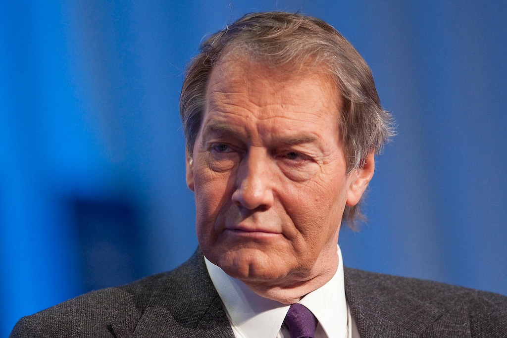 Charlie Rose, television personality, moderates a session at the 2010 World Economic Forum in Davos, Switzerland. (Bloomberg photo by Andrew Harrer)