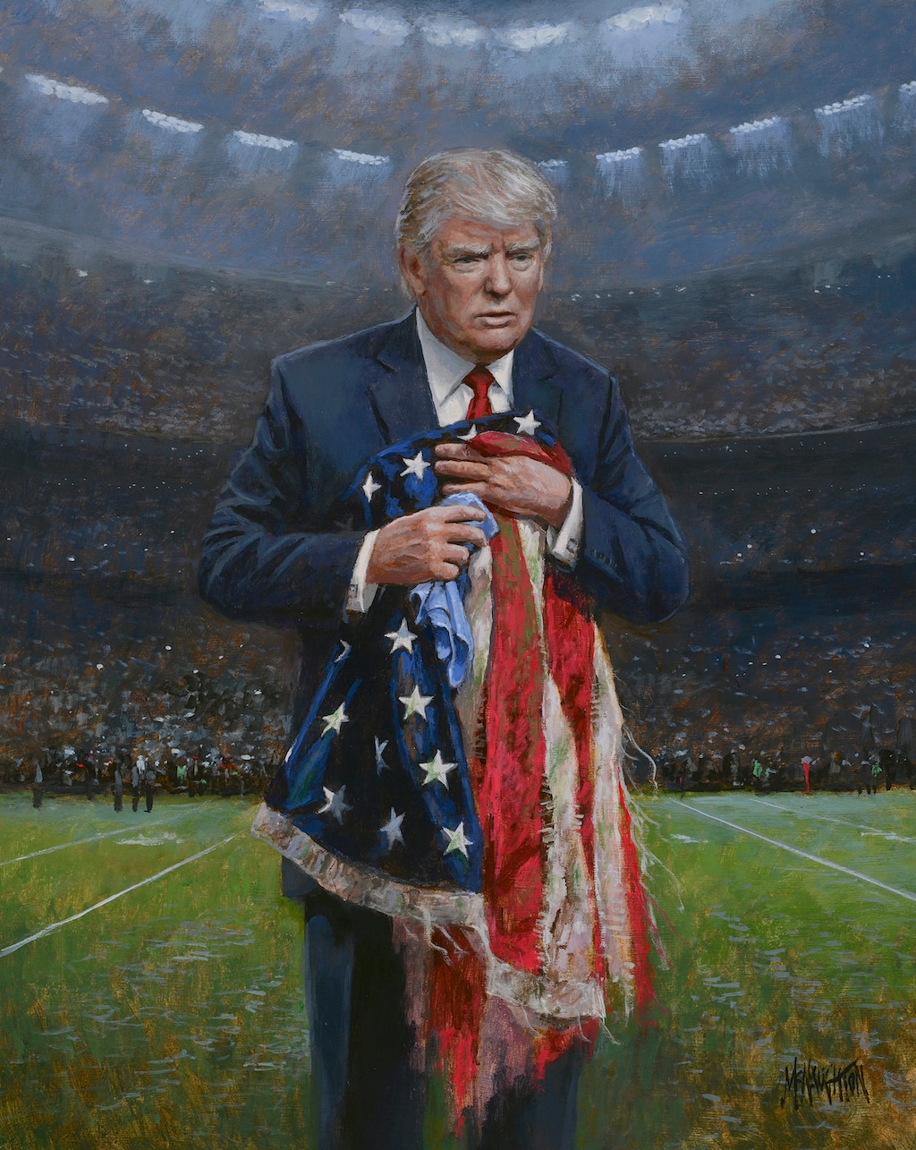 (Courtesy) "Respect the Flag" by Provo "patriotic" painter Jon McNaughton.