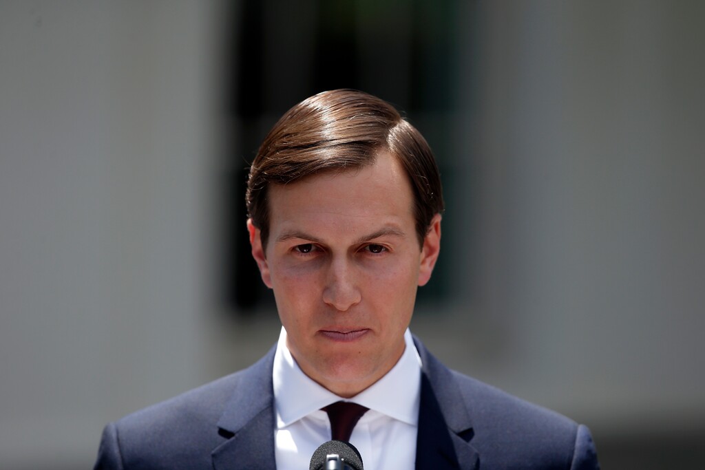 White House senior adviser Jared Kushner pauses while speaking to reporters outside the White House in Washington, Monday, July 24, 2017, after meeting behind closed doors with the Senate Intelligence Committee on the investigation into possible collusion between Russian officials and the Trump campaign.(AP Photo/Alex Brandon)