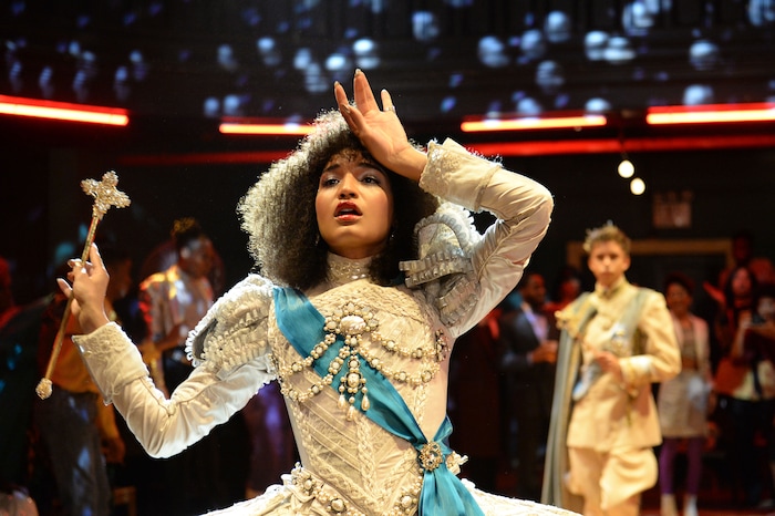 (Photo: JoJo Whilden/FX) Indya Moore as Angel in “Pose.”