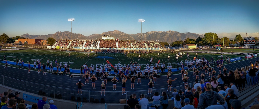Leah Hogsten  |  The Salt Lake Tribune  West Jordan High School football team hosts Riverton High School, Thursday, Sept. 13, 2018 in West Jordan. 